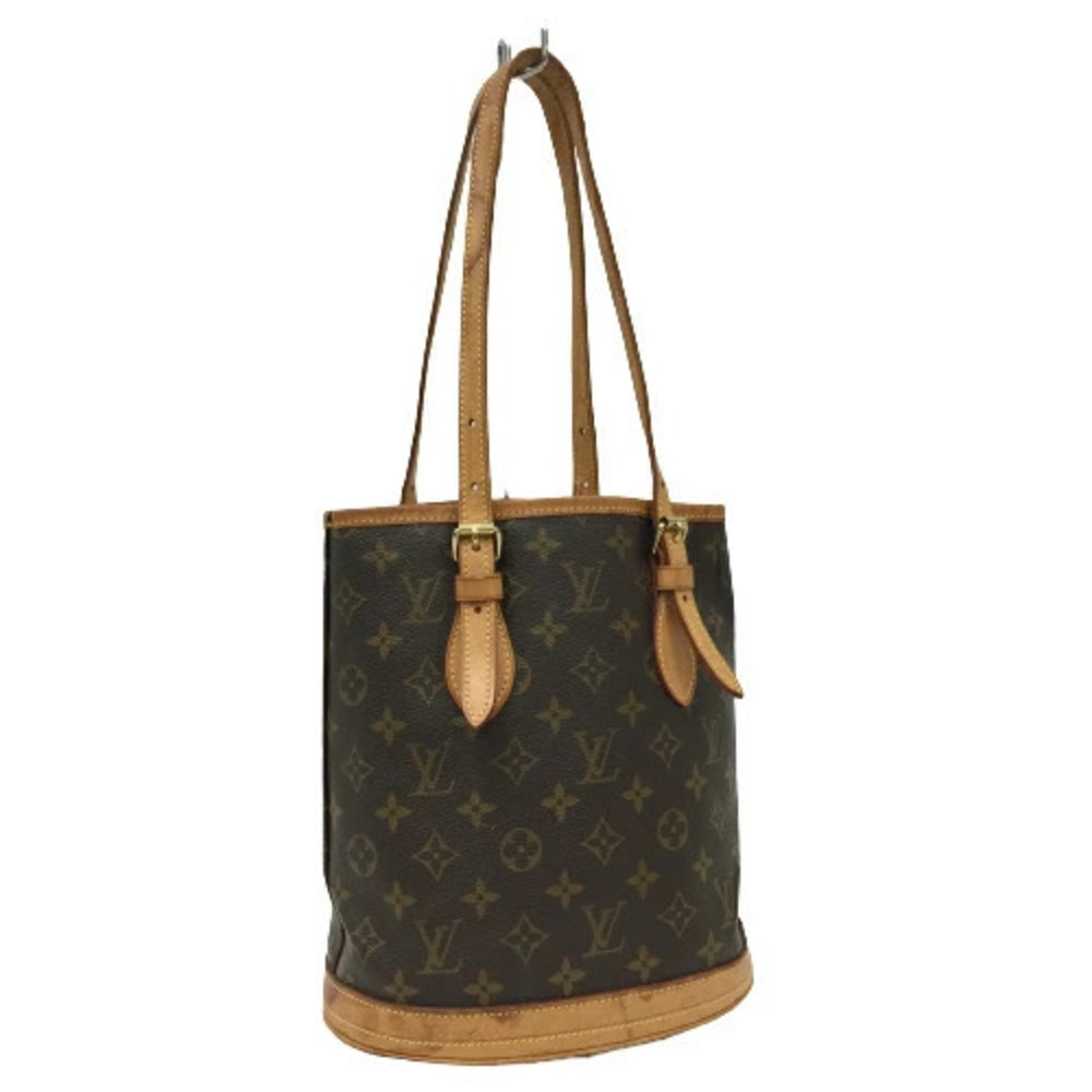 Louis Vuitton Bucket shoulder brown Shoulder cylindrical bag